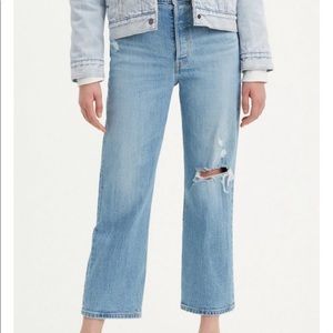 LEVIS ribcage ankle straight jeans